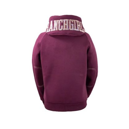 Ranchgirls Sweat Jacke Shinny wine – Bild 2